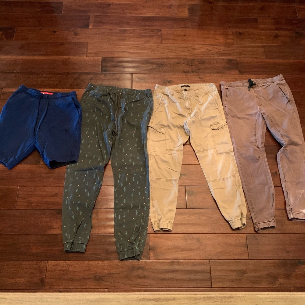 Nike shorts & 3 pants